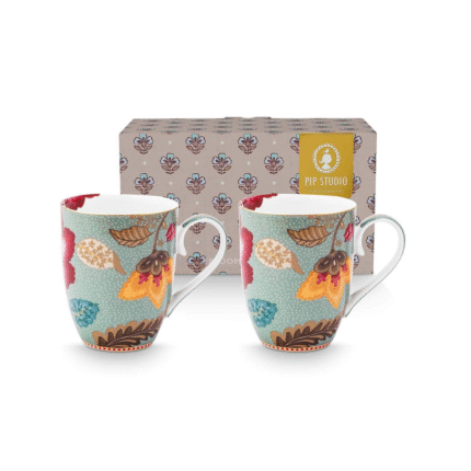 PIP STUDIO SET ŠALICA BLOOMING TALES FANTASY BLUE 200 ML