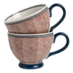 LAURA ASHLEY POKLON SET 2 ŠALICE ZA KAVU 43 CL EDWIN TERRA
