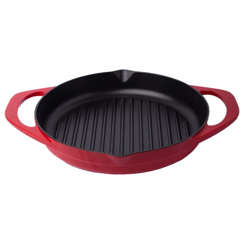 pot art grill tava 30 cm magma red