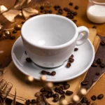 RENDES PURE WHITE ŠALICA ZA CAPUCCINO S TANJURIĆEM 0,17L