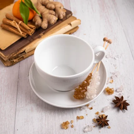 RENDES PURE WHITE ŠALICA S TANJURIĆEM 0,35L