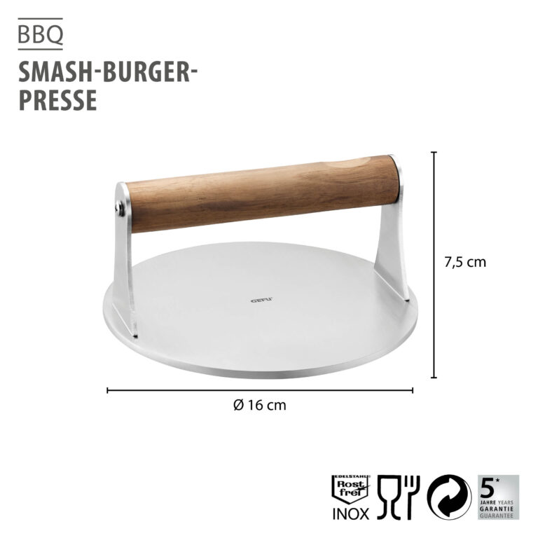 GEFU SMASH BURGER PREŠA