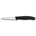 VICTORINOX NOŽIĆ SA NAZUBLJENOM OŠTRICOM CRNI