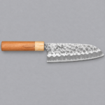 TSUNEHISA SANTOKU NOŽ SHIROGAMI #2 s drškom od trešnjina drveta 17 CM