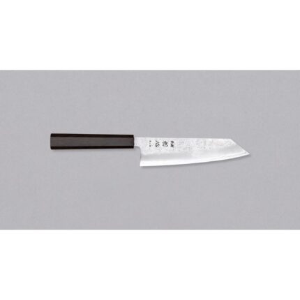 HATSUKOKORO GINREI BUNKA NOŽ GINSANKO NASHIJI EBONY 17,5 CM