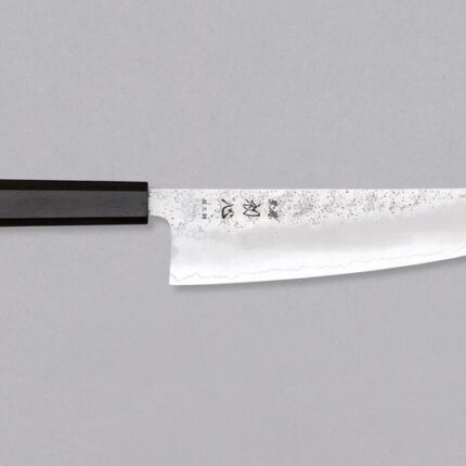Hatsukokoro Ginrei Gyuto Ginsanko Nashiji 210 mm japanski kuharski nož s drškom od ebenovine