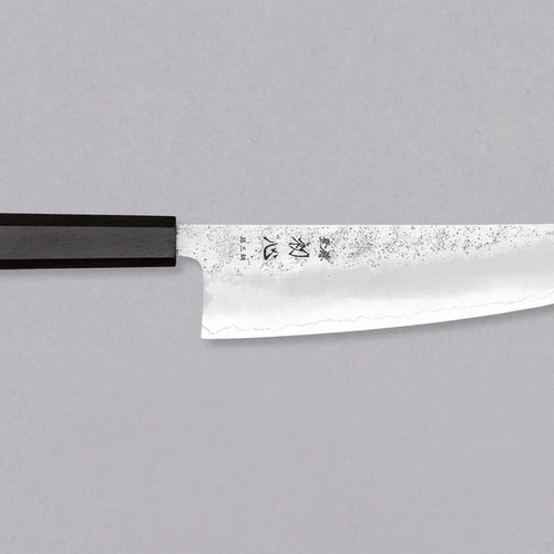 Hatsukokoro Ginrei Gyuto Ginsanko Nashiji 210 mm japanski kuharski nož s drškom od ebenovine