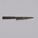 ZDP-189 Gyuto Black japanski nož 210 mm s drškom od ebanovine i svijetlog bivoljeg roga