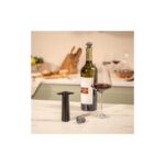 VACU VIN CRNA VAKUUMSKA PUMPA ZA VINO + 2 ČEPA - Slika 2