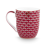 PIP STUDIO BLOOMING TALES DARK RED ŠALICA ZA ČAJ I KAVU - Slika 2