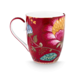 PIP STUDIO BLOOMING TALES DARK RED ŠALICA ZA ČAJ I KAVU - Slika 5