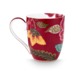 PIP STUDIO BLOOMING TALES DARK RED ŠALICA ZA ČAJ I KAVU - Slika 8