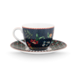 PIP STUDIO BERRY BLUES SET ESPRESSO ŠALICA S TANJURIĆIMA, 120 ML - Slika 3
