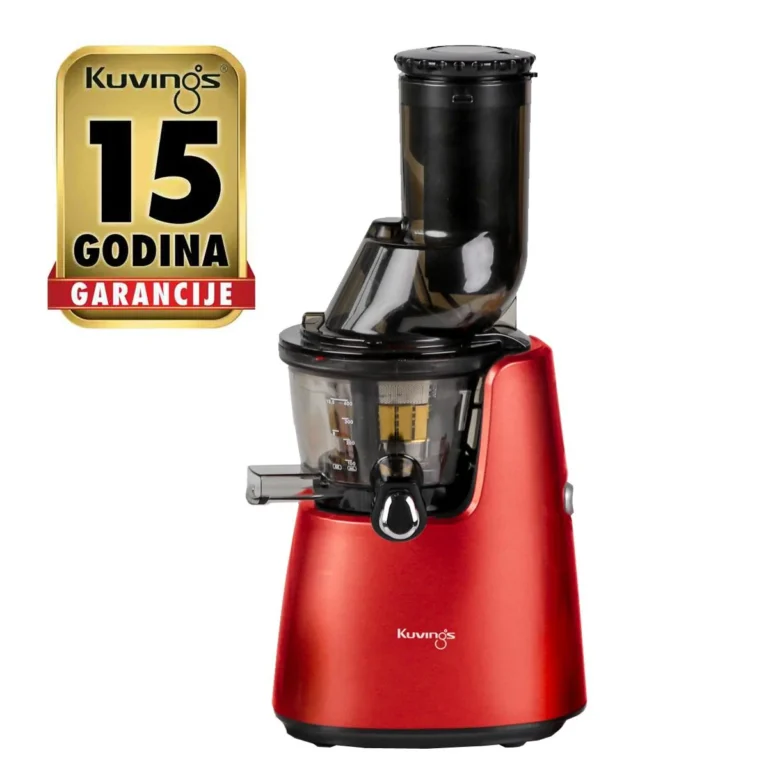 Kuvings C7000 vertikalni sokovnik za hladno prešanje s otvorom za namirnice promjera 75 mm